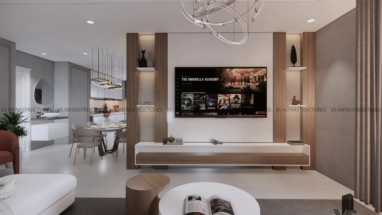 VS Infra interior visualization of a living room