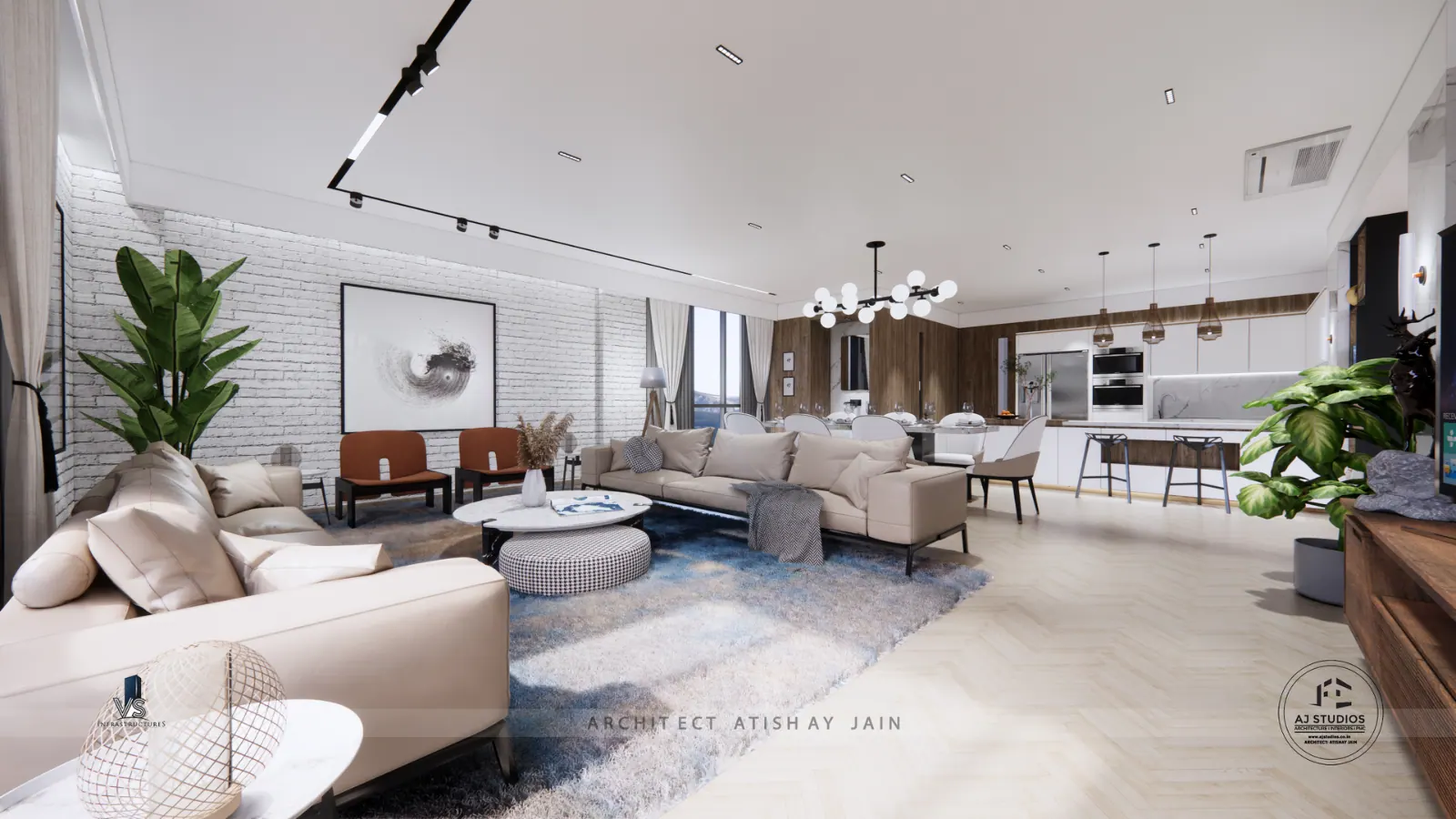 Living and dining visualization